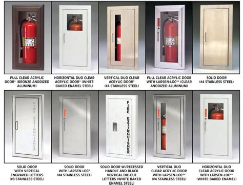 larsen's manufacturing fire extinguisher cabinets